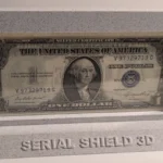 Platinum 10-Mil Marbled Currency Frame & Base – Serial Shield 3D™