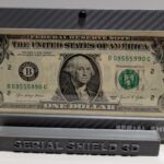 Premium Gray Carbon Fiber 7-Mil Mylar Currency Frame Wide Stand Dollar Bill