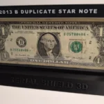 10 mil limited series blk 2013B duplicate Star note in Frame