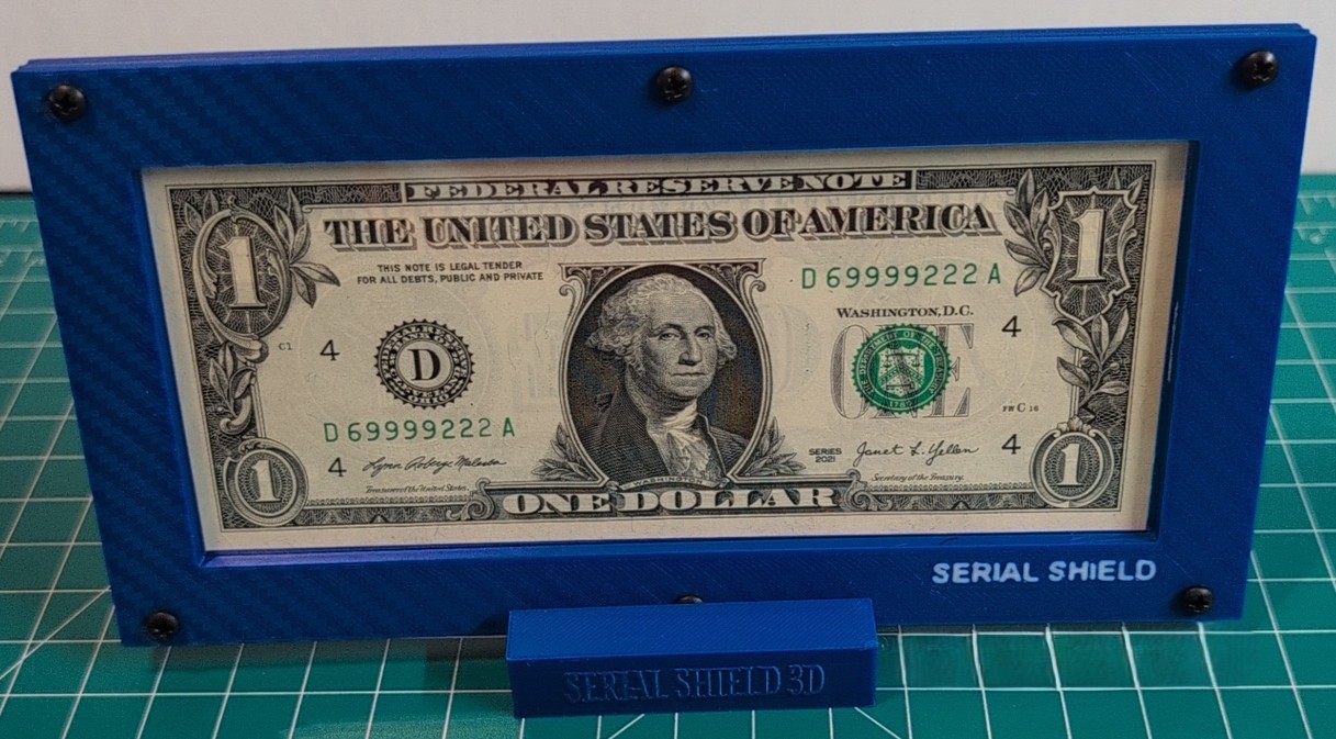 Serial Shield 3D™ Currency Frame - Budget 4 Mil - Image 7