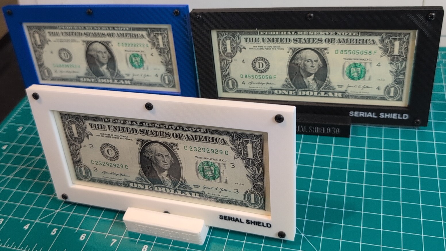 Serial Shield 3D™ Currency Frame - Budget 4 Mil